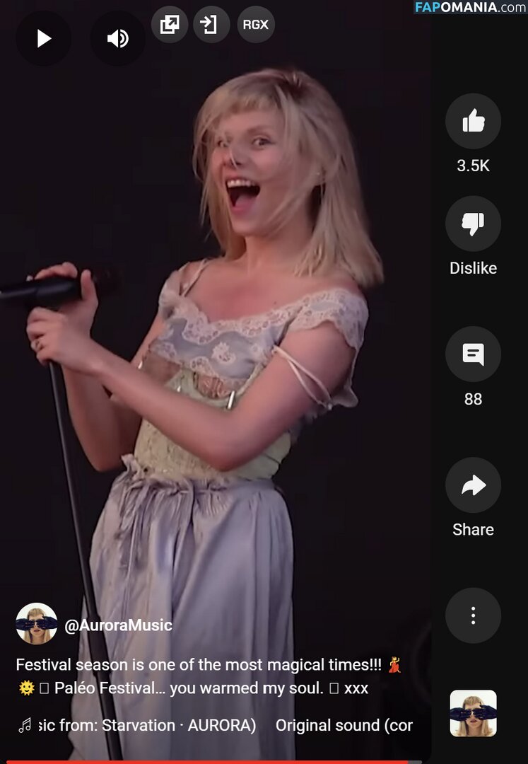 Aurora Aksnes / auroramusic / singer Nu OnlyFans  Foto vazada #202