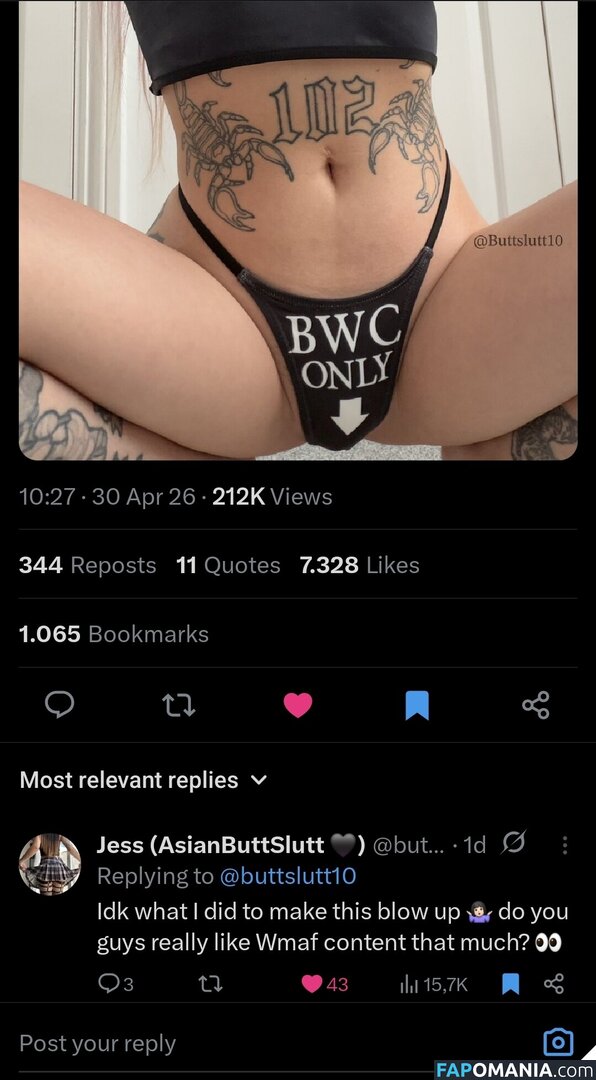 butt_slut / butt_slutt / buttslutt10 Nu OnlyFans  Foto vazada #1