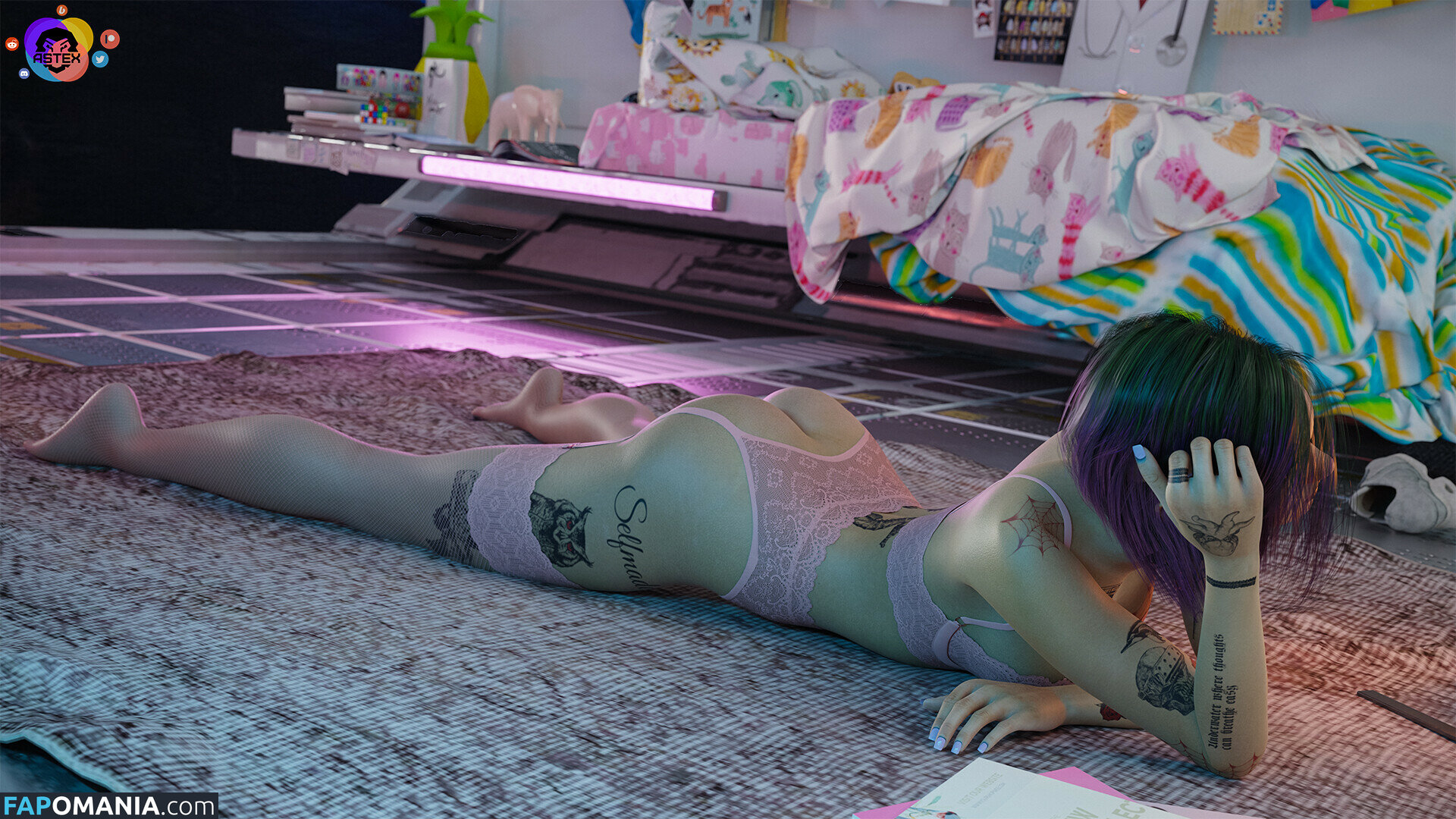 Cyberpunk 2077 / cyberpunkgame Nu OnlyFans  Foto vazada #672