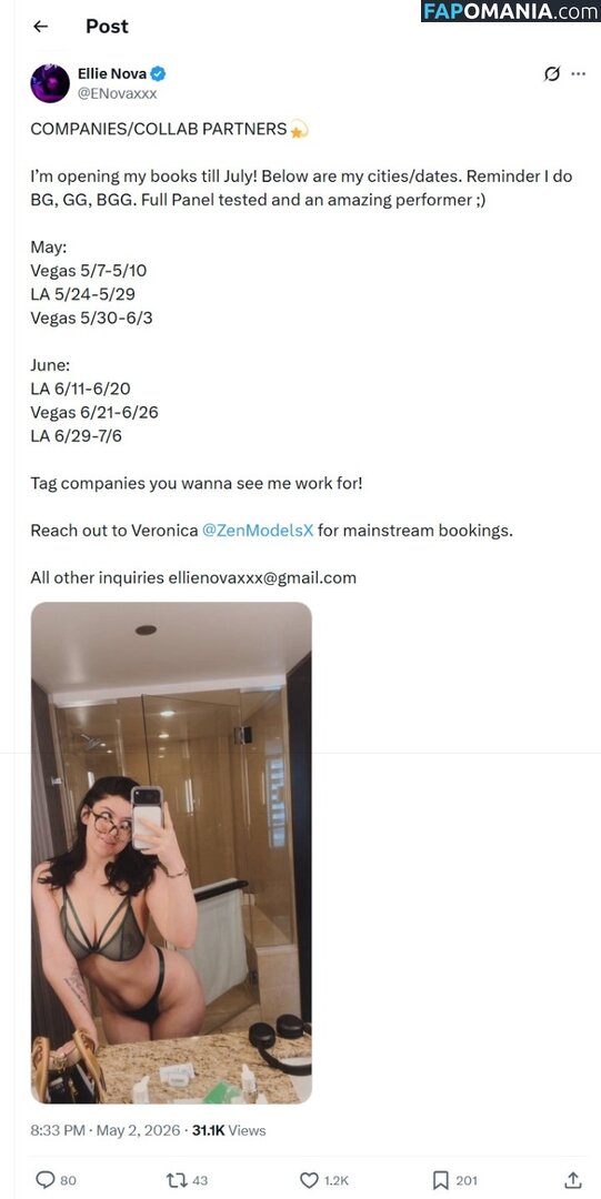 Ellie Nova / SlayherJax / ellienovaxx / ellienovaxxx / ellienovaxxx - Nu OnlyFans  Foto vazada #4