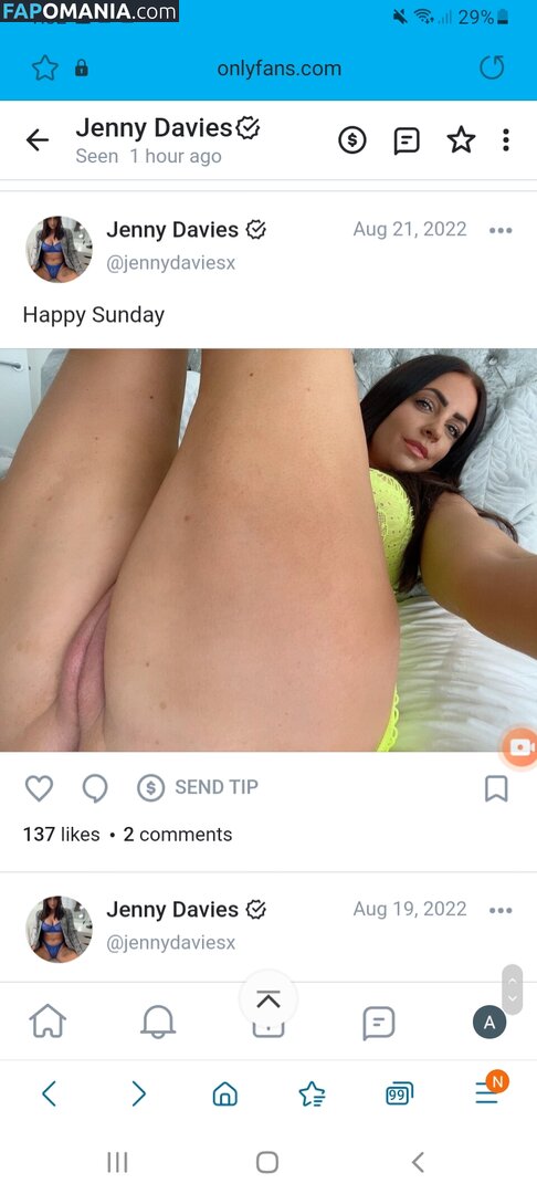 Jenny Davies / jennydaviesofficial / jennydaviesx Nu OnlyFans  Foto vazada #280
