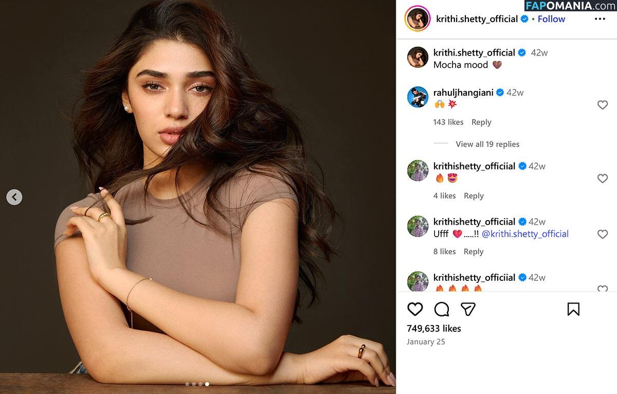 Krithi Shetty Nu OnlyFans  Foto vazada #9