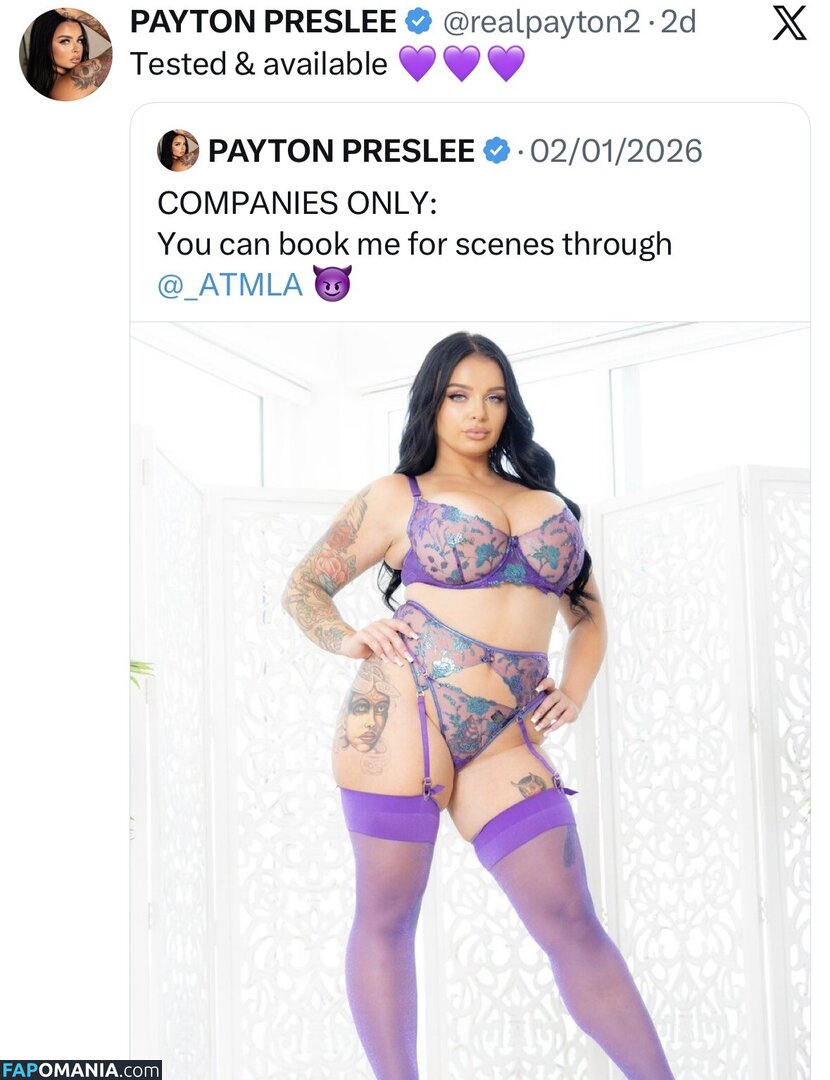 Payton Preslee / paytonpresle / paytonpreslee Nu OnlyFans  Foto vazada #555